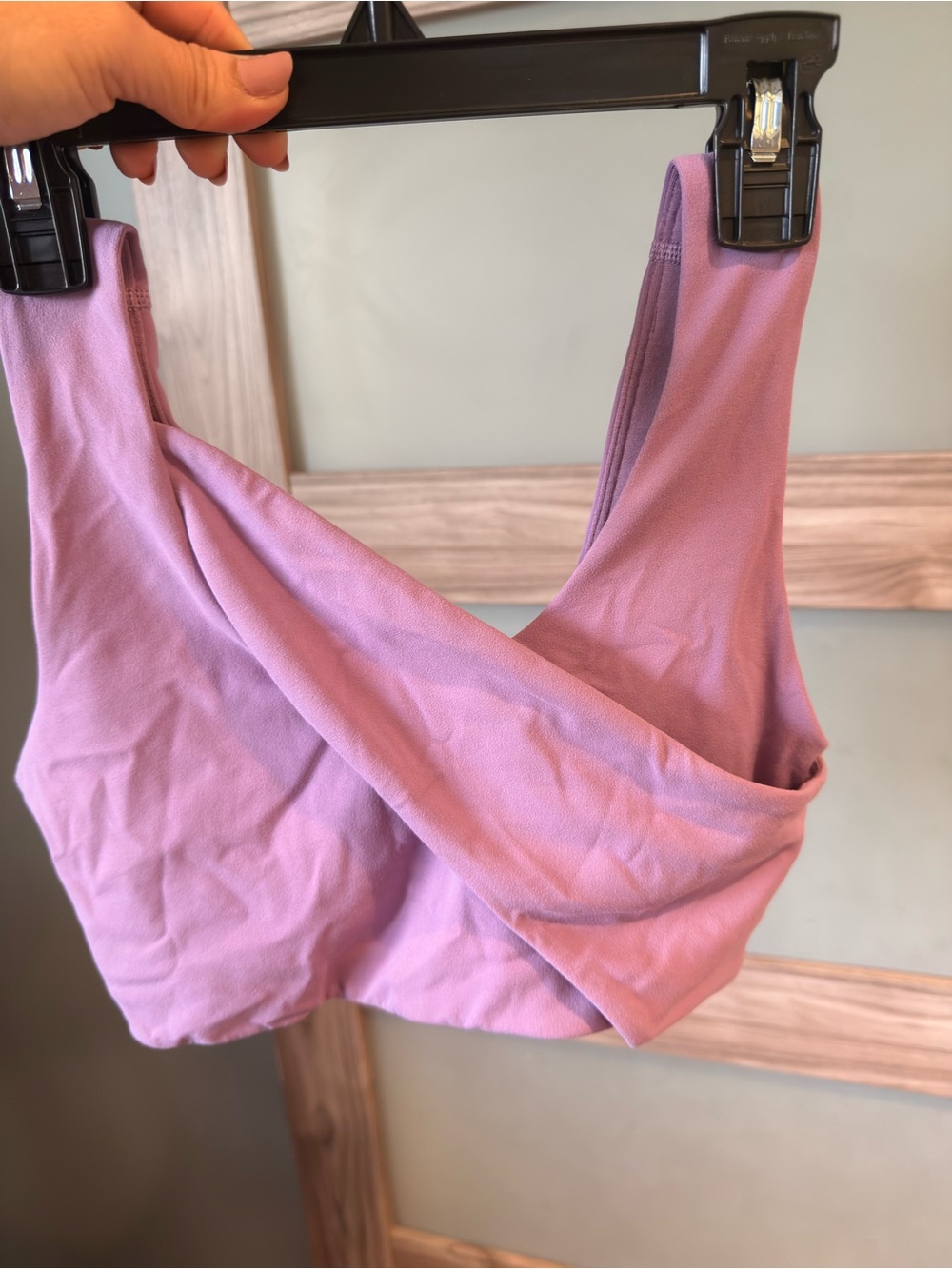 lululemon athletica Lavender Cross-Front Sports Bra